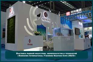 Застройка выставочного стенда для ГК «Русский Краб» на выставке рыбной индустрии в Шэньчжэне