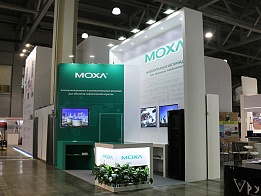 MOXA exhibition stand at MIOGE 2019