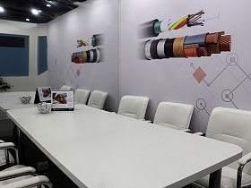 На выставке «CABEX 2018» наша команда реализовала эксклюзивный выставочный стенд для группы компаний «Москабельмет»