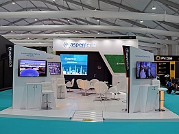 Aspentech exhibition stand at Adipec 2022 