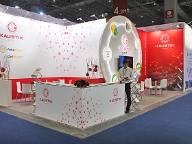 На китайской выставке «Chinaplas 2018» специалисты компании «ФРЕШЭКСПО» реализовали эксклюзивный выставочный стенд для «Kaustik China Co»