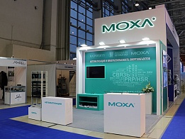 MOXA exhibition stand at Power Grids 2019